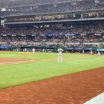 Jaren Lewison Instagram - Thanks for having me @rangers !! Globe life field is UNREAL 🏟⚾️ #RememberTheFeeling #GoRangers Globe Life Field