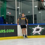 Jaren Lewison Instagram - Learning to skate!! DM me to schedule my tryout @dallasstars 🏒🤠 #RememberTheFeeling Dallas Stars Arena