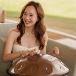 Jarinporn Joonkiat Instagram - Handpan i’m in love! ตอนนี้ได้น้องมาครอบครองแล้ว ขอฝึกก่อนนะ 🫠😜