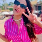Jasmin Bhasin Instagram - Back to reality from a beautiful short vacation ❤️ Thank you @journeyrouters @barcelo_coconut_island for organising this at such short notice !! It was fab! #reels #reelsinstagram #travelwithjr #journeyrouters #barcelócoconutisland #phuketpoolvilla