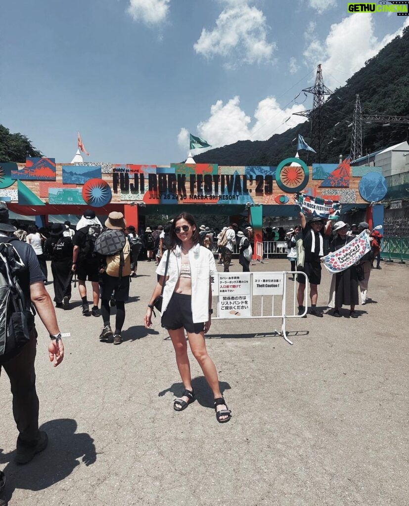 Jasmine Curtis-Smith Instagram - Fuji Rock Fest 💖 #JCStrips Fuji Rock Festival