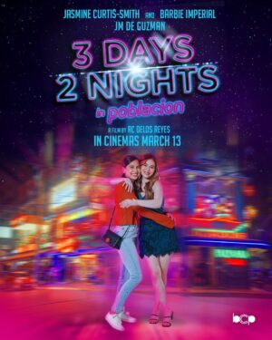 Jasmine Curtis-Smith Instagram - 2 besties go on 3 days and 2 nights of a thrill ride of an adventure in Poblacion. What can possibly go wrong 🤔?

#3Days2NightsInPoblacion - Only in Cinemas March 13.

Trailer drops this Saturday, February 17. Stay tuned!