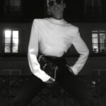 Jasmine Tookes Instagram - In black & white @ysl @anthonyvaccarello Park Hyatt Paris-Vendome