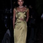 Jasmine Tookes Instagram – Still not over this green dress 🤎