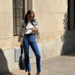 Jasmine Tookes Instagram - City look🌆 @annekleinofficial