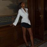 Jasmine Tookes Instagram - An evening with @louboutinworld 🤎 Paris, France
