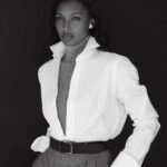 Jasmine Tookes Instagram - Portraits by Juan🤎 Dressed in @ralphlauren