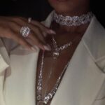Jasmine Tookes Instagram - An evening in NYC with @swarovski @skims #swarovskixskims #swarovski
