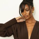 Jasmine Tookes Instagram - One more for the chocolate look 🤎 Maison Delano Paris