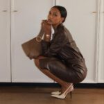 Jasmine Tookes Instagram - Browns for fall 🤎 @lanvin