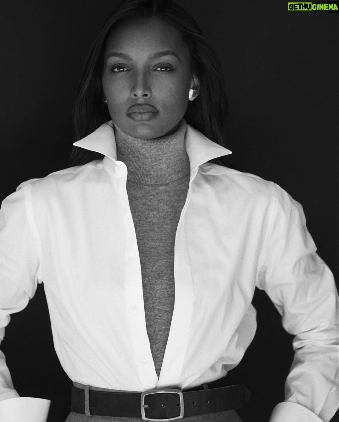 Jasmine Tookes Instagram - Portraits by Juan🤎 Dressed in @ralphlauren