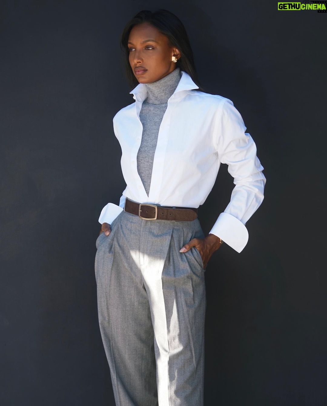 Jasmine Tookes Instagram - Portraits by Juan🤎 Dressed in @ralphlauren
