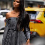Jasmine Tookes Instagram - Moments outside of the @altuzarra show in NYC. Which is your favorite? I couldn’t choose 🫣🤎