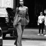 Jasmine Tookes Instagram - Moments outside of the @altuzarra show in NYC. Which is your favorite? I couldn’t choose 🫣🤎