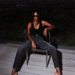 Jasmine Tookes Instagram - LA chair series @ysl