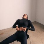 Jasmine Tookes Instagram - Your new favorite black workout set. Tomorrow @joja 🤎