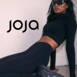 Jasmine Tookes Instagram - Your new favorite black workout set. Tomorrow @joja 🤎