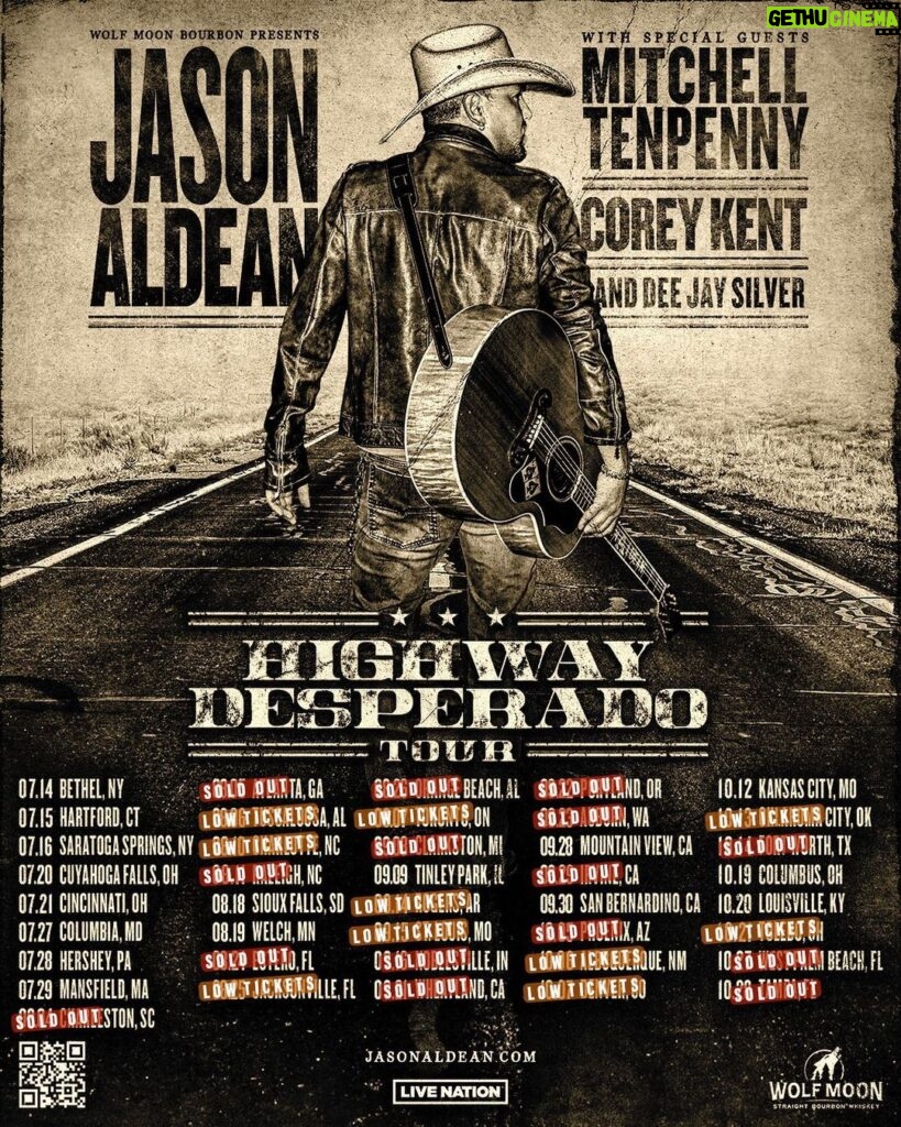 Jason Aldean Instagram - Helluva ride so far on the Highway Desperado Tour. 💥 Tix are sellin' out, grab yours & come see us!🤘🏼