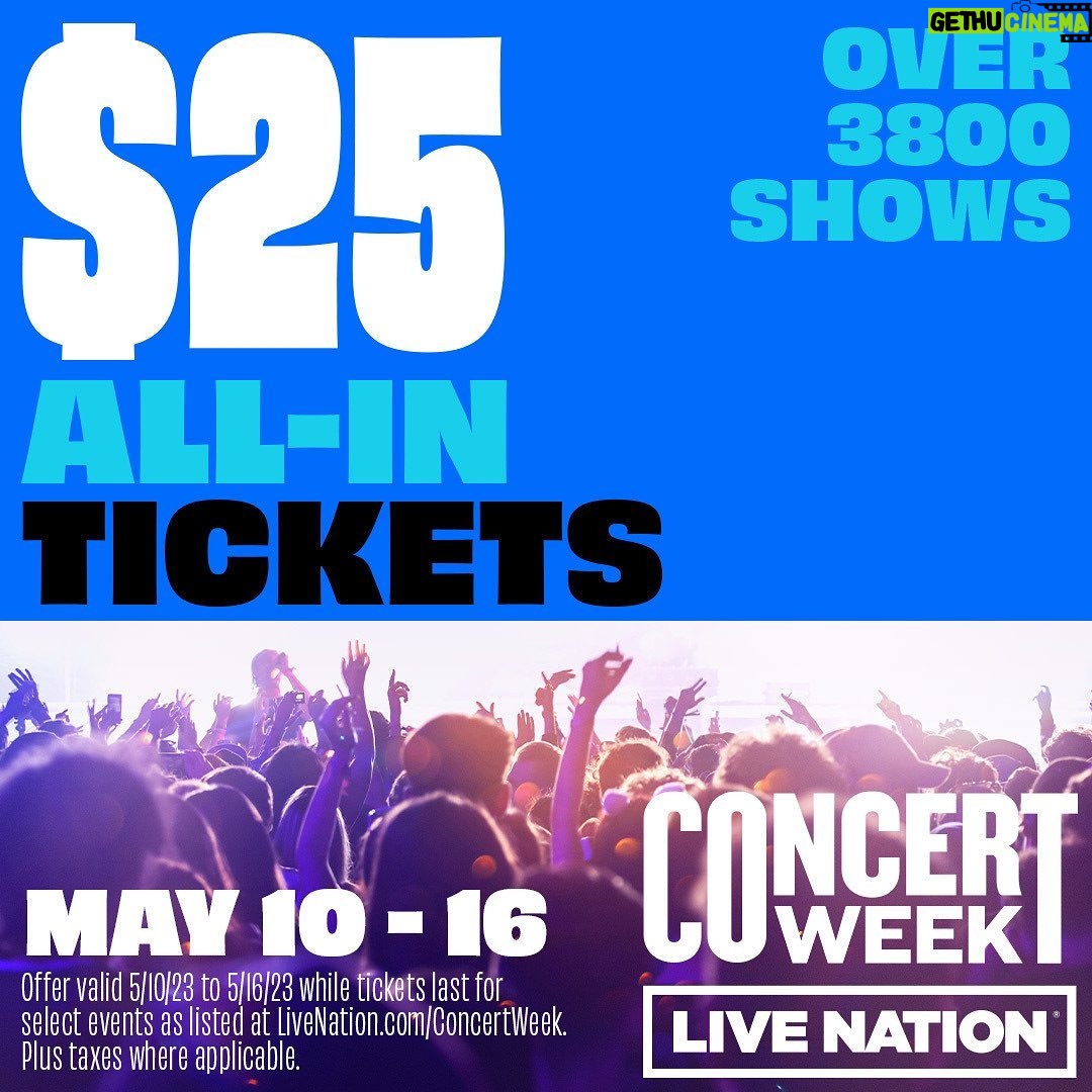 Jason Aldean Instagram - Concert Week kicks off today which means u guys can get tickets to come see us on the Highway Desperado Tour for $25 at participating venues. 🔥 Head to the link in bio to get ur tickets while supplies last thru Tues, May 16. Plus, check out the VIP upgrades available at select shows. Can't wait to see y'all on the road!