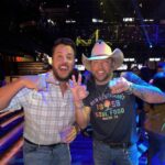 Jason Aldean Instagram - Congrats to my brother @lukebryan on his 30 number 1’s. Glad I got to be there to help ya celebrate buddy. 🤜🏼🤛🏼 Brooklyn Bowl Nashville