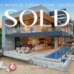 Jason Oppenheim Instagram - Just Sold - 2201 Bayside Dr. - $24,500,000 5 Beds / 9 Baths / 9,129 Sq. Ft. This newly constructed custom estate offers exclusive Corona Del Mar waterfront living with intricate design touches and a harmonious blend of natural stone and wood elements. Consisting of 5 ensuite bedrooms and 9 bathrooms and approximately 50 feet of private beachfront, it caters to water enthusiasts and offers shared ownership of one of the longest private docks on the west coast, capable of accommodating multiple yachts up to 100ft in length. Upon arrival, you will be greeted by meticulously landscaped surroundings, a grand pivot door, and a double height foyer that sets the tone for the residence. Inside, the space boasts European wide plank bleached oak flooring by Gaetano, illuminated floating staircases, and expansive glass features that fill the approximately 9,129 square feet of interiors with an abundance of natural light. The property seamlessly connects to its surroundings through slide-away pocket doors that open onto a heated patio, a zero-edge saltwater pool and spa, and a courtyard featuring a built-in Lynx Grill. The kitchen features custom Honed Calcatta Vagli slab countertops and backsplash, a 55” La Canche designer stove imported from Paris, a butler’s pantry, and stained white oak cabinetry. Convenience is paramount, with a Waupaca elevator servicing all four floors, including the lower level, which encompasses a media area, a dry bar, and temperature controlled wine room. Upstairs, the owner’s suite presents a heated wraparound balcony with mesmerizing water views, a living space with a fireplace, and two spa-like bathrooms, each complemented by its own walk-in closet. The top level reveals a lounge area that opens onto a rooftop deck with grass and sweeping views of the Newport Beach Harbor offering limitless ocean-view entertaining. Equipped with cutting-edge technology, the property also includes a nearly 3,000 sq. ft., 6+ car garage with epoxy flooring. Expertly designed by Brandon Architects, Patterson Custom Homes, Harvard Investment Group, and Brooke Wagner Design. Listed by: @mskaylacardona @briancharlesfurstenfeld Matthew Peters @jasonoppenheim