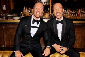 Jason Oppenheim Instagram - Just sitting in my tux waiting for Season 7 to drop … two more days!  Also, I’m on the left, you’re welcome.