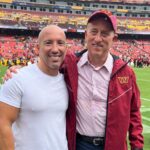 Jason Oppenheim Instagram - Flew out to D.C. this weekend with some friends to watch the Commanders get a W! It was an absolute dream getting to meet so many of the legendary players I grew up watching, and so many of the new guys who carry the torch @commanders #httc Special thanks to team president Jason Wright, and PR @sophialautieri @emileefails Commanders Field