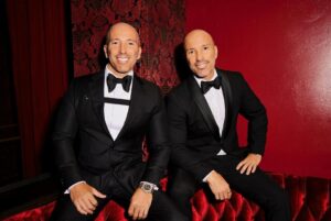 Jason Oppenheim Instagram - Just sitting in my tux waiting for Season 7 to drop … two more days!  Also, I’m on the left, you’re welcome.