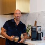 Jason Oppenheim Instagram - Celebrating National Coffee Day with the new @keurig K-Café SMART! As a coffee lover, I’m excited to be partnering with them to share my favorite recipes. The machine is sleek on my counter and the coffee tastes like a barista made it, for a fraction of the price. Check out my Oatmilk Latte recipe on Café Creations on the Keurig app and Keurig.com! #MadeWithKeurig #ad