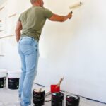 Jason Oppenheim Instagram - #ad I’m working on a renovation project and found the perfect color from the BEHR® Designer Collection. This palette of 30 timeless neutrals and designer-curated hues is perfect for both DIYers and seasoned designers, and I couldn’t be happier with the luxurious results. The @behrpaint curated collection, available exclusively at @homedepot, includes the shades I’ve selected: elegant Gratifying Gray, neutral Even Better Beige, and creamy Swiss Coffee. Pro tip: a proper paint job is one of the most important aspects of getting your property ready for sale. When choosing a color, you can’t go wrong with the BEHR® Designer Collection! Make sure you use BEHR DYNASTY® Interior Paint for one-coat coverage and durable results. #BEHR