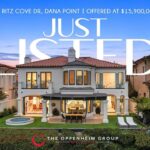 Jason Oppenheim Instagram - Just Listed - 22 Ritz Cove - $15,900,000 5 Beds / 5 Baths / 5,502 Sq. Ft. / 9,660 Lot Size Welcome to this exquisite oceanfront residence situated in the guard-gated community of Ritz Cove, one of the most sought-after coastal communities in Orange County where unrivaled luxury and exclusivity converge. Nestled between the iconic Ritz Carlton luxury hotel and the Monarch Beach Golf Course, this one-of-a-kind beachfront property offers breathtaking year-round views of sunsets over the break at Salt Creek Beach and Catalina Island from nearly every room in the home. Upon entering, you are enveloped by the welcoming, bright and airy floor plan and feel instantly at peace in your own private oasis. Five bedrooms and five bathrooms are spread across two levels, and a bonus room provides the flexibility to create a home office, media room, or gym. The large curved glass window in the kitchen invites the ocean inside, while the attached living room space creates an entertaining paradise that opens up onto the private patio with spa, setting the perfect stage for outdoor gatherings and sophisticated entertaining. The master suite is a true sanctuary, featuring an expansive bedroom and private balcony with sweeping views of the Pacific Ocean and the Ritz Carlton. The master bath boasts a lavish soaking tub for two, a separate shower, and exquisite dual vanities, all under a skylight that bathes the room in a glowing light. The suite extends into an extensive private master closet space apportioned with all the necessary amenities, including a 3-way mirror and attached locking closet. Additionally, a private stairway with a private gated entrance grants direct access to the pristine beach and countless walking trails directly from the backyard. This breathtaking beachfront property presents an unparalleled opportunity for a personal haven of relaxation and entertaining while offering the most captivating ocean and white-water views. Co-listed with @katinreinhardt Dana Point