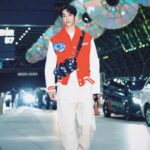 Jasper Liu Instagram - Paris :) here I come 💙🤍❤️ @louisvuitton #louisvuitton