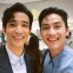 Jasper Liu Instagram - 好久不見！朋友們：）真的很想念大家！ 안녕하세요! 오랫만입니다! 希望丁歐巴有時間可以吃吃看我的最愛～花生捲冰淇淋😁😁😁 ✨謝謝LV讓大家聚在一起 party all night 🎆🎆🎆 @louisvuitton #louisvuitton #LVTAIPEI101