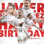 Javier 'Chicharito' Hernández Instagram - 🇲🇽 𝕋𝔸𝕃𝔼ℕ𝕋𝕆 𝕊𝕀ℕ 𝕀𝔾𝕌𝔸𝕃 🇲🇽 🥳 Happy birthday, @ch14_! 🥳  #ChicharitoHernandez #HappyBirthday #Sevilla #RealMadrid #LaLigaSantander #LaLigaAmerica