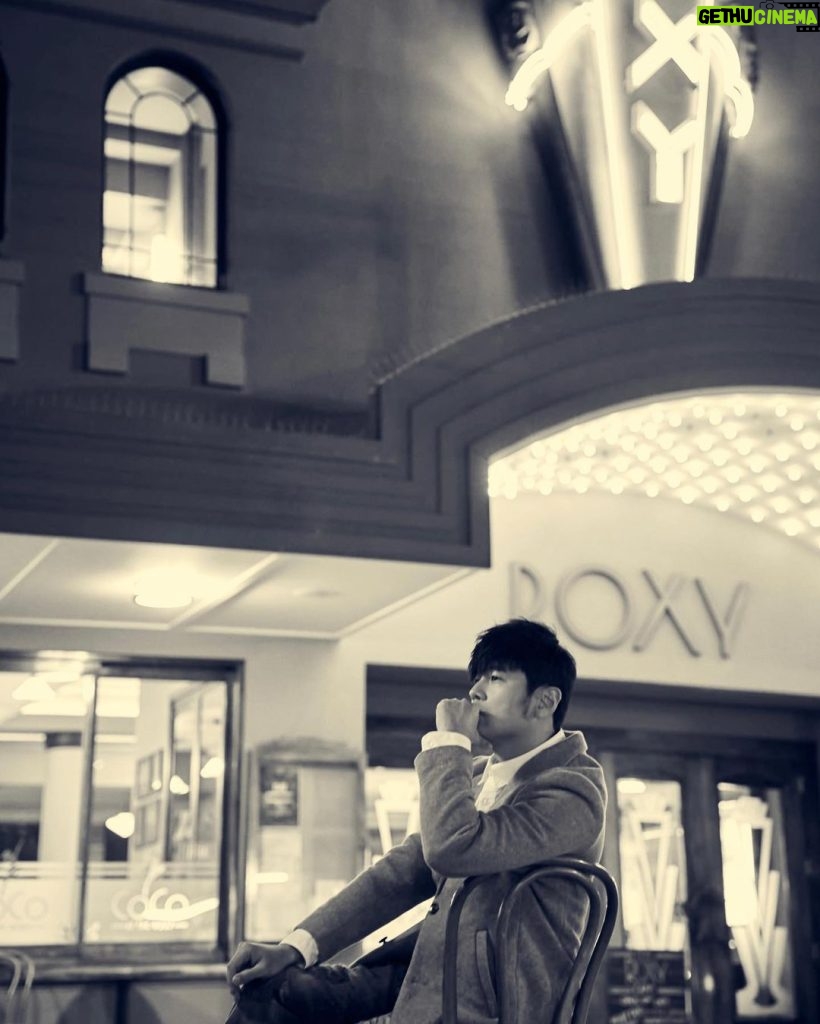 Jay Chou Instagram - Time traveler 🧳 時空旅人 The Roxy Cinema