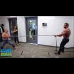 Jay Cutler Instagram - Throwback to when I challenged the Morning Show to Tug of War 😂 @elvisduranshow