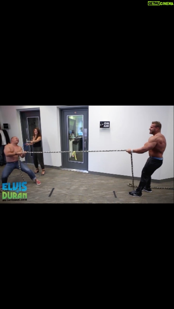 Jay Cutler - 141K Likes - Throwback to when I challenged the Morning Show to Tug of War 😂 @elvisduranshow