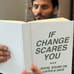 Jay Shetty Instagram - Stop avoiding change, and start embracing it. Join me everyday for 7 minutes on the @calm app to reduce stress, anxiety and have a daily moment of mindfulness with The Daily Jay🙏