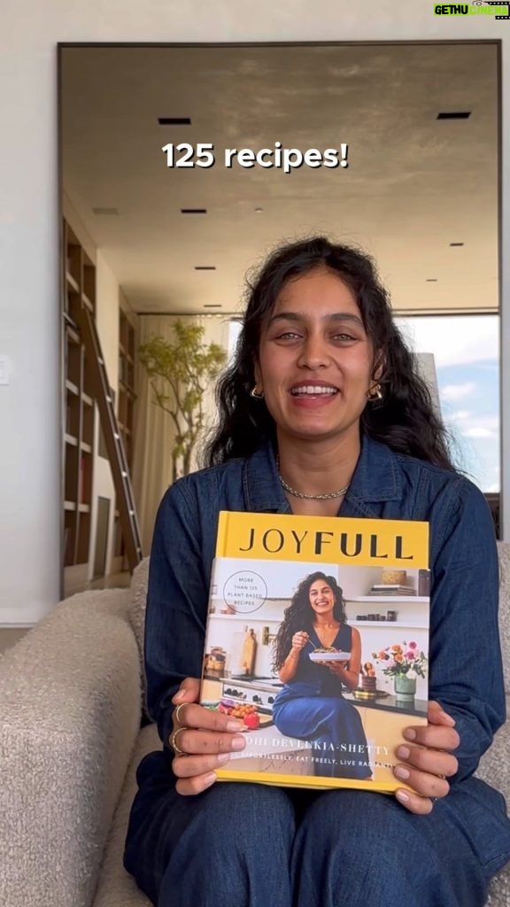 Jay Shetty Instagram - @radhidevlukia’s FIRST EVER cookbook is OUT TODAY at www.joyfullbook.com OR on Amazon (link in bio) Everyday I am in awe of Radhi and how passionately and joyfully she moves through life but today I am especially proud. Watching Radhi pour her heart into this cookbook the past 3 years has been incredibly inspiring. This cookbook is more than just 125 (delicious) plant-based recipes but a collection of mindful moments and practices Radhi uses everyday to cook effortlessly, eat freely and live radiantly. Radhi has brought the most amount of JOY into my life and I know that her first ever cookbook, JOYFULL will bring that same joy into all of your homes. Order now on amazon or at joyfullbook.com PS: we love you @davidbeckham @victoriabeckham thanks for the inspo 😂