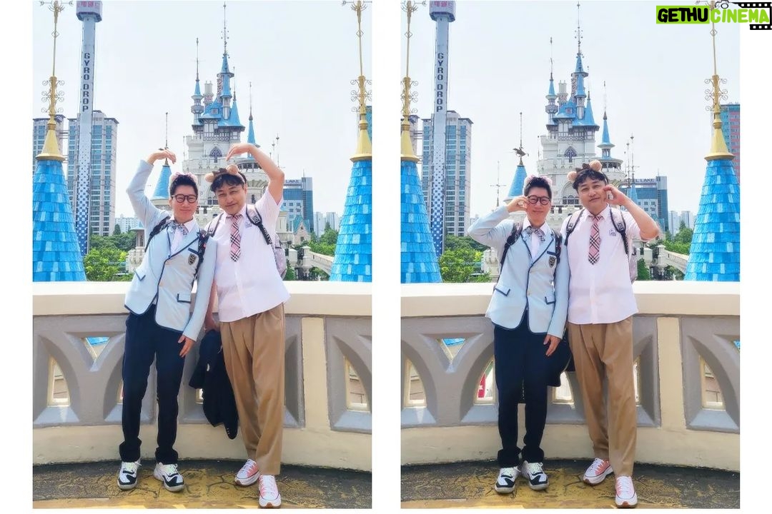 Jee Seok-jin Instagram - 수용이랑 놀이공원 #김수용 #지편한세상