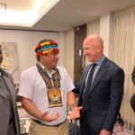 Jeff Bezos Instagram – Wonderful meeting with Tuntiak Katan from the Shuar tribe in Ecuador and Solange Bandiaky-Badji, from the Rights and Resources Institute. Indigenous peoples are custodians of over a third of the world’s tropical forests. We must champion their efforts to protect our planet. @BezosEarthFund