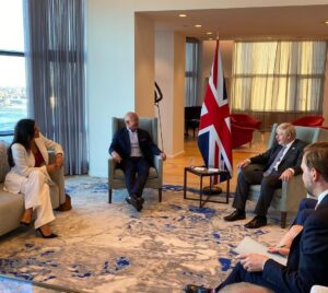 Jeff Bezos Instagram - Good exchange of ideas on climate change with a lot of passion around preserving and restoring the natural world. There might also have been a side conversation about who’s better — Asimov or Clarke. The meeting was useful and enjoyable. Thank you, @borisjohnsonuk.