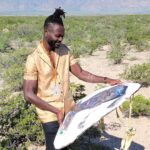 Jeff Bezos Instagram - Congrats to the @blueorigin team on another successful launch — the eighth for this particular vehicle. And congrats to @amoakoboafo for creating the stunning art that flew into space this morning on New Shepard’s parachute covers. #GradatimFerociter