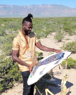 Jeff Bezos Instagram - Congrats to the @blueorigin team on another successful launch — the eighth for this particular vehicle. And congrats to @amoakoboafo for creating the stunning art that flew into space this morning on New Shepard’s parachute covers. #GradatimFerociter