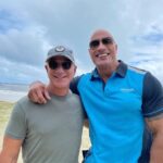 Jeff Bezos Instagram - Repost from @therock • One of us graduated Summa Cum Laude from Princeton and the other once asked his criminal law professor if he could “slip me a few answers” so he could guarantee an A on his midterm exam 🙋🏽‍♂️🤦🏽‍♂️🤣 Exciting week coming up as our @amazonstudios & @sevenbucksprod come together for a big announcement to deliver fun to families around the world. Shared passions and always putting in the hard work with our own two hands. I look forward to this one, brother. Teremana is on the way! 🥃 And when I rock my Amazon shirt for our meetings to talk shop it sorta makes us twinning. #amazon #sevenbucks #hardestworkersintheroom @jeffbezos