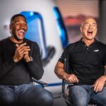 Jeff Bezos Instagram – Loved being with @MichaelStrahan on Thursday Night Football. Gave him a little something to pack for his flight.