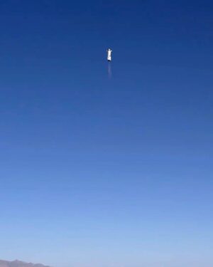 Jeff Bezos Instagram - Congrats to the @blueorigin team on another successful launch — the eighth for this particular vehicle. And congrats to @amoakoboafo for creating the stunning art that flew into space this morning on New Shepard’s parachute covers. #GradatimFerociter