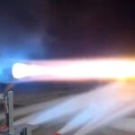Jeff Bezos Instagram – This is the engine that will take the first woman to the surface of the Moon. The BE-7 is a high-performance, additively manufactured liquid hydrogen/liquid oxygen lunar landing engine with 10,000 lbf of thrust — deep throttling down to 2,000 lbf for a precise landing on the Moon. The engine will power @BlueOrigin’s National Team HLS lunar lander. Video is from a test this week at @NASA Marshall in Huntsville, Alabama — bringing cumulative test time on the program to 1,245 seconds. #Artemis #GradatimFerociter