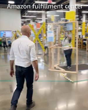 Jeff Bezos Instagram - #Regram⁣
⁣
@Amazon Today's visits by our founder and CEO @JeffBezos to say thank you to Amazon fulfillment center and @WholeFoods employees. We're all incredibly proud of the thousands of our colleagues working on the front lines to get critical goods to people everywhere during this crisis.