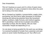 Jeff Bezos Instagram – A message to all Amazon employees.